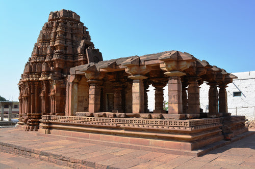 Badami cave temples and sandstone heritage